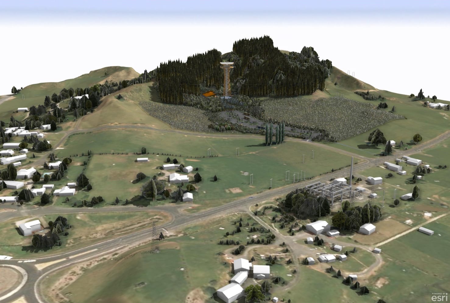 Mansergh Graham Landscape Architects 3D Interactive Modelling - Waitomo Sky Garden 3D