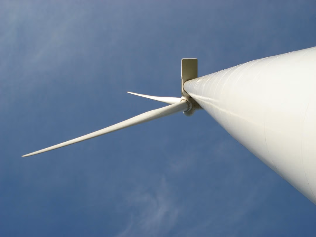 Turbine view from below - Mansergh Graham Landscape Architects