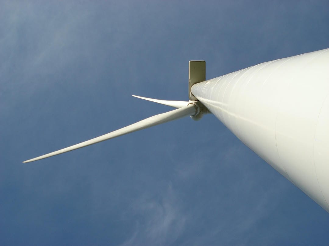 Turbine view from below - Mansergh Graham Landscape Architects
