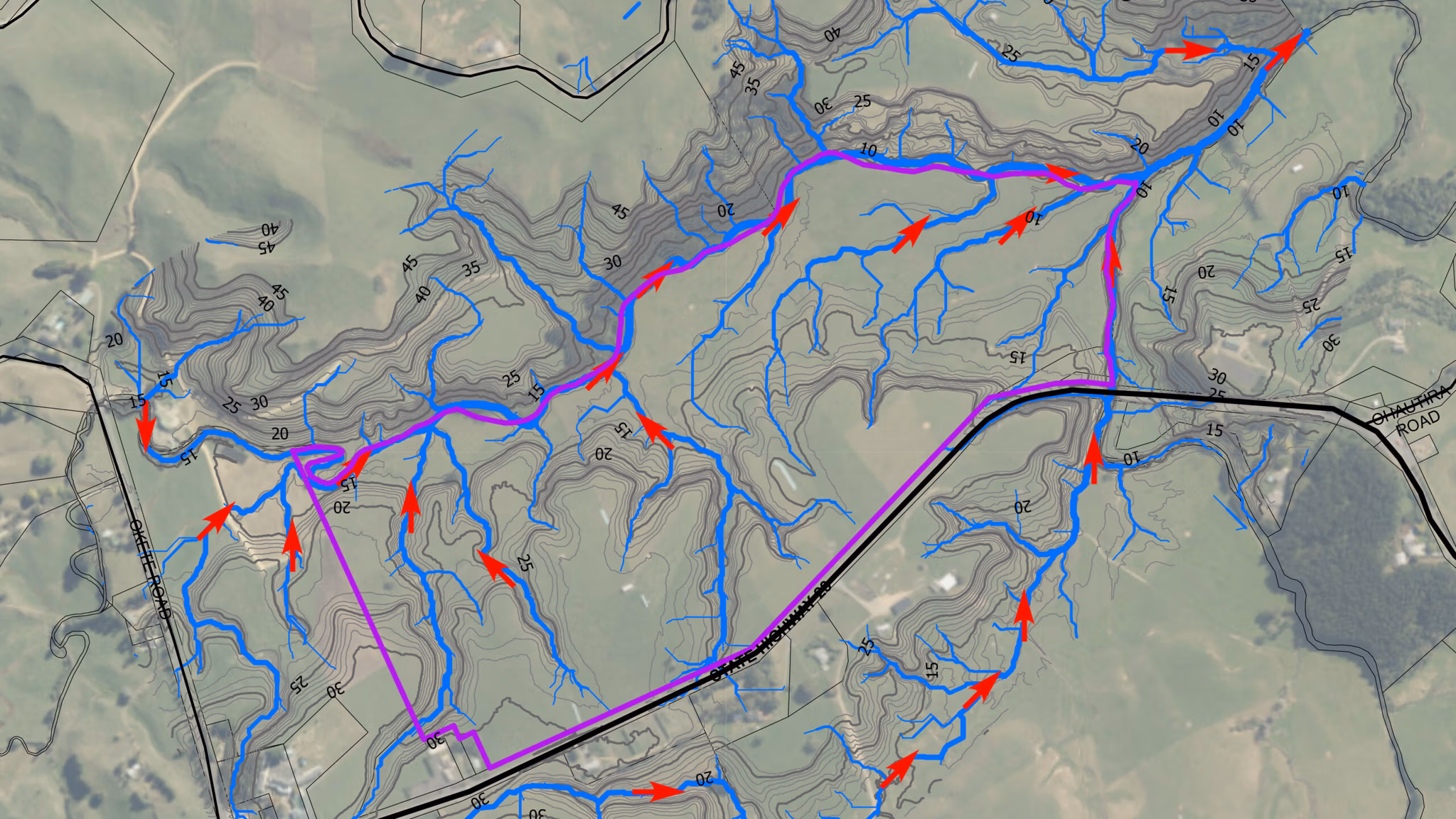 Overland Flow Path